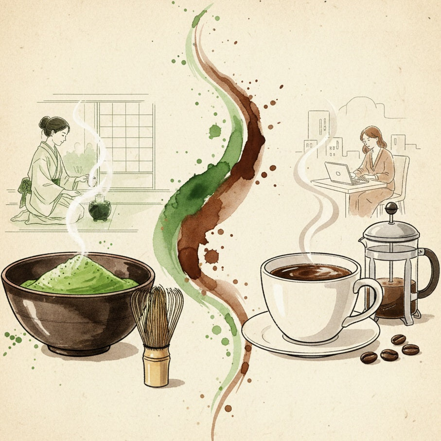 Matcha vs. Coffee